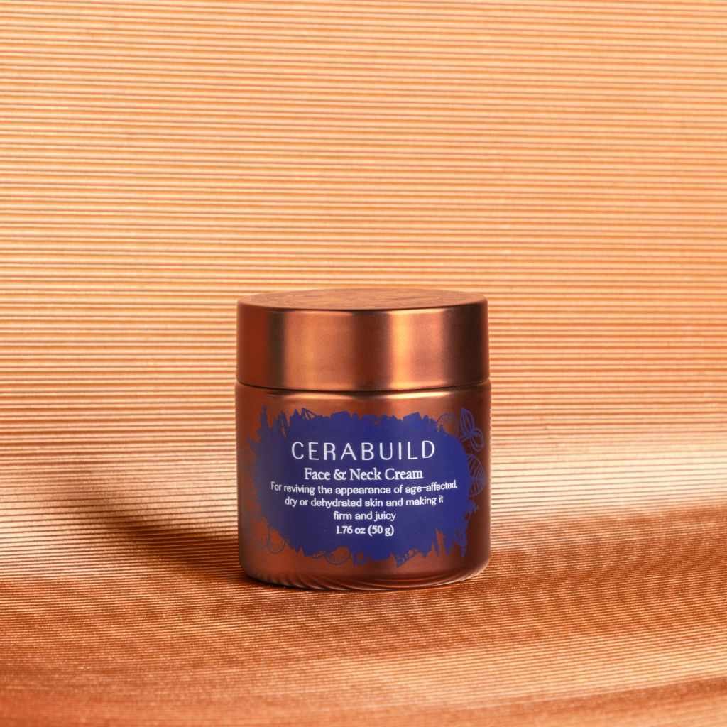 Cerabuild Face and Neck Cream - Resurface, Plump &amp; Protect Your Skin with Phyto-Ceramides Lotion &amp; Moisturizer A Modernica Naturalis 